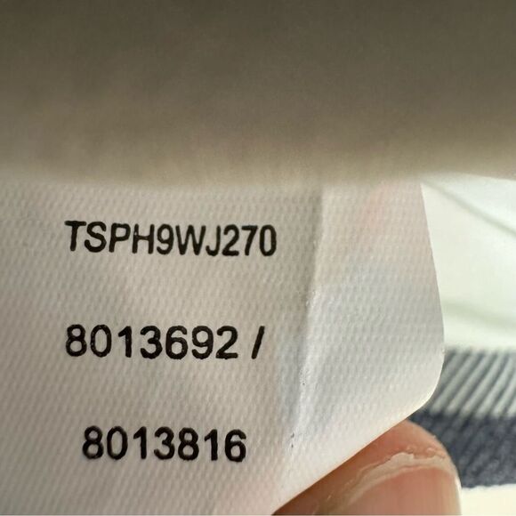 Tahari ASL Women's Petite Plaid Zip-Detail Blazer (6P, Blue/White) - Picture 6 of 9